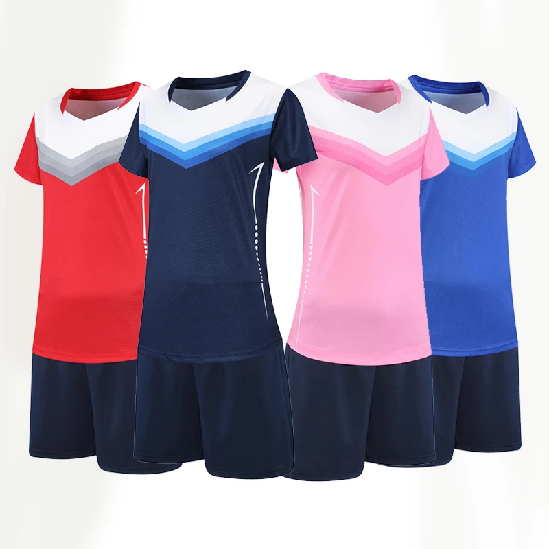 New Volleyball Suit Women'S Full Body Team Uniform Men'S Volleyball Suit Sports Competition Training Pq220+Pq221