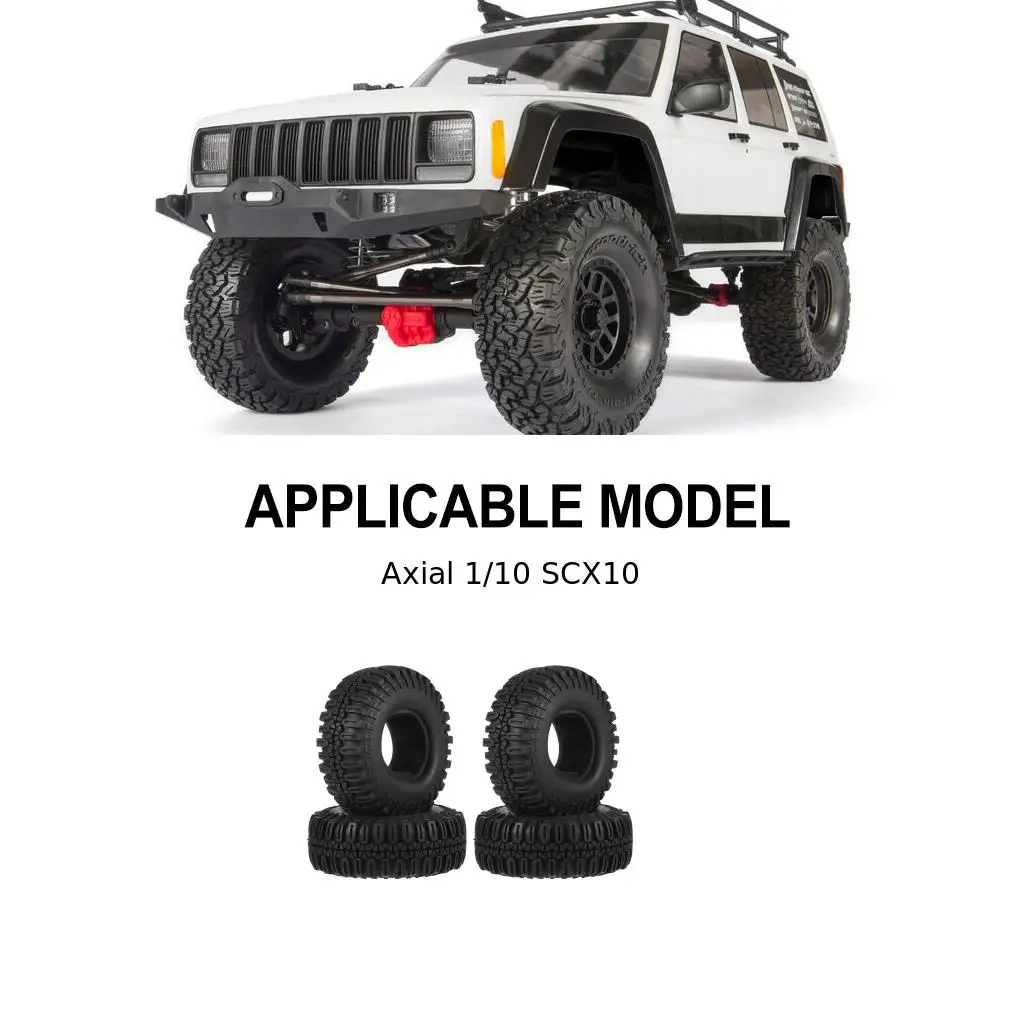 

Колесные шины на гусеничном ходу RCGOFOLLOW 1,9 дюйма, 110 мм, диаметр 42 мм, ширина 1/10, TT02, 94122, 94123, SCX10, 90046, TRX4, детали для автомобиля на радиоуправлении