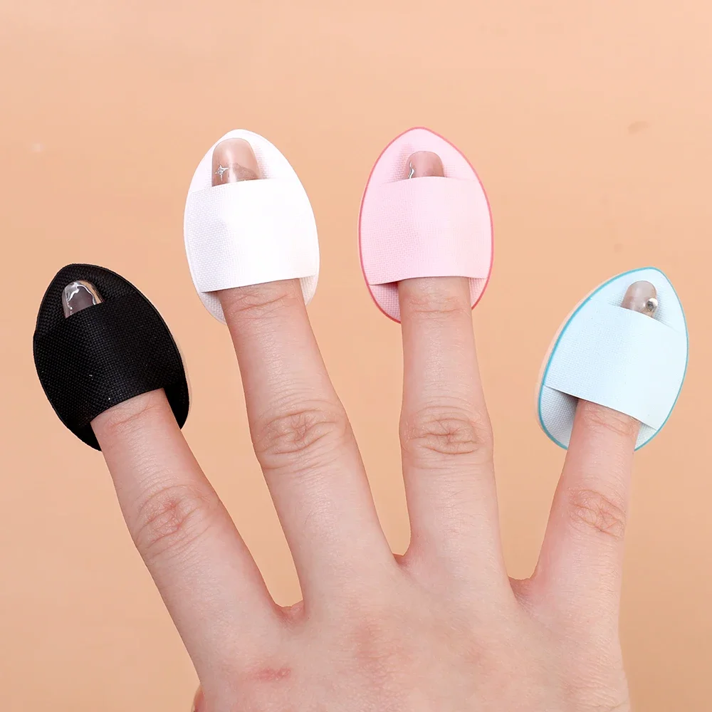 Description Picture 6 of itemFinger Thumb Makeup Puff Soft Mini Air Cushion Concealer Cosmetic Puff Liquid Foundation Blush Powder Sponge Beauty Tools 50PCS