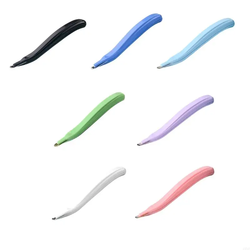 7Pcs 펜 모양의 스테이플 리무버 마그네틱 팁이있는 스테이플 풀러 손쉬운 작업 인체 공학적 핸들 7 색 옵션