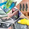 3PCS Carbon Microfiber Cleaning Cloth Lint Free Reusable Kitchen Dish Cloth Glass Window Polishing Streak Free Miracle Clean Rag 6