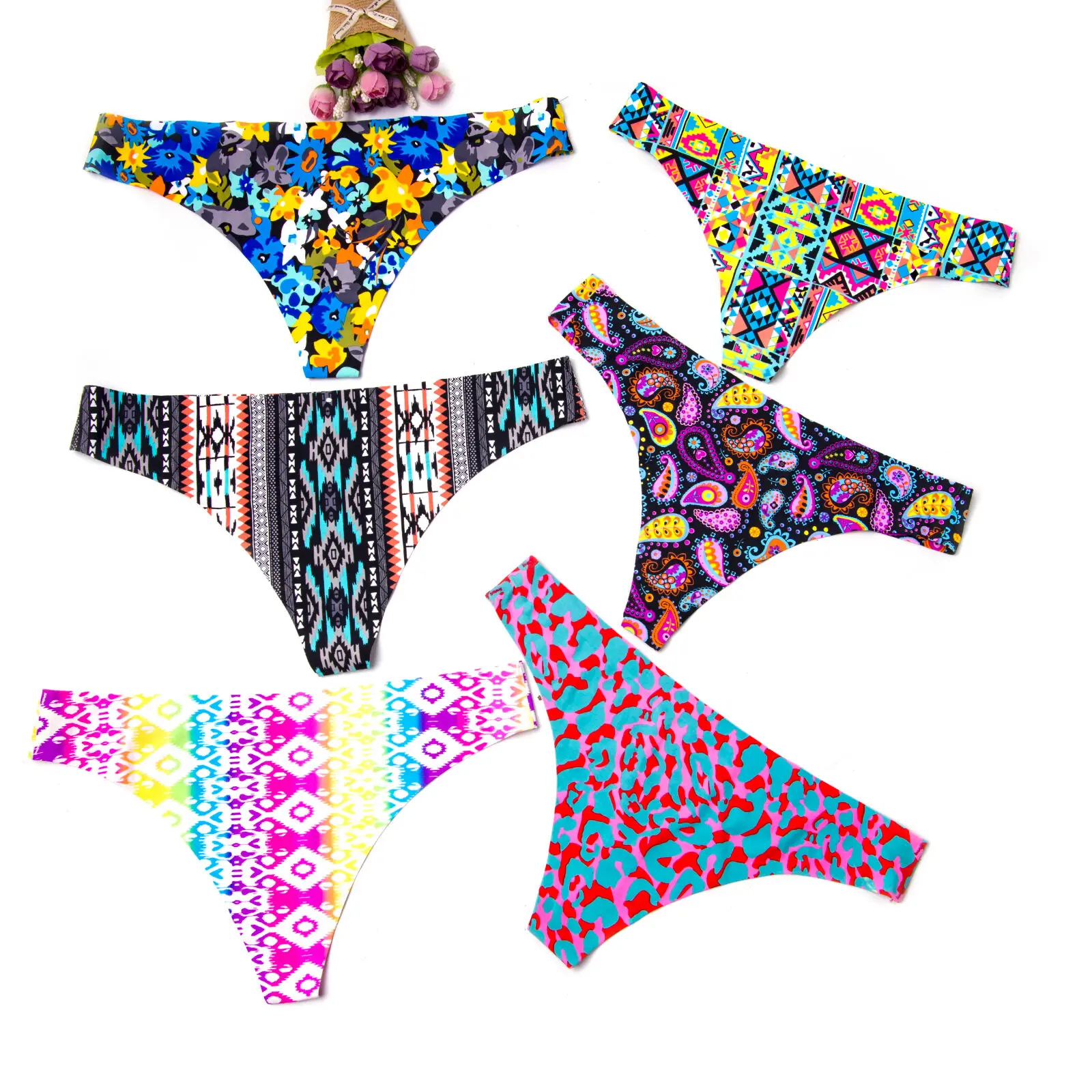 

XXL big size Leopard Women Sexy Seamless Women Underwear Thongs G-string Panties Briefs lingerie Ladies T-back