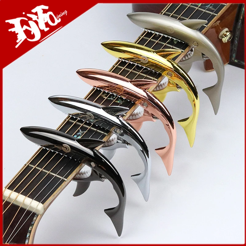 

New Creative Metal Shark Guitar Capo for Acoustic Classic Electric Guitar Tuning Clamp Guitar Accessories Capotraste Guitarra