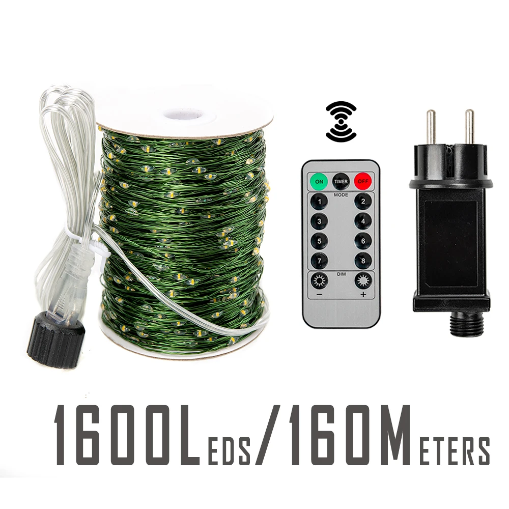 ตัวเลือกสินค้า สายไฟ LED ยาว 200 เมตร กันน้ำ พร้อมรีโมท ตกแต่งได้ทุกสถานที่