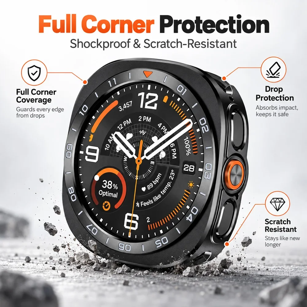 Durable Alloy Protective Case with Anti-Drop and Anti-Scratch Features