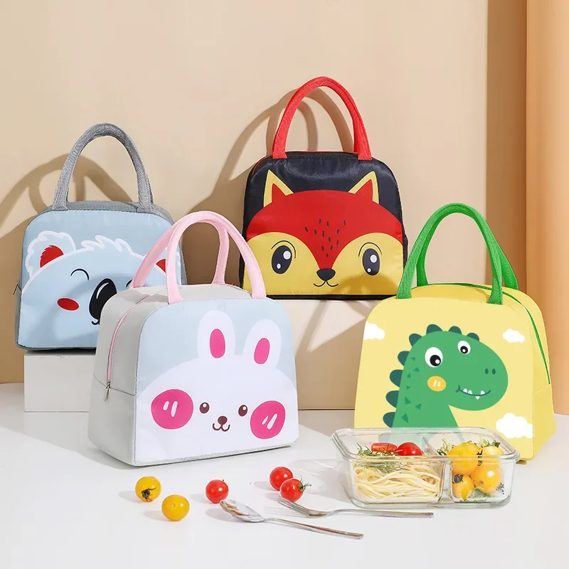 Insulated Bento Bag Lunch Bag Aluminum Foil Tote Lunch Box Bag Student Cartoon Lunch Bag Ice Bag Thermal Bag 2