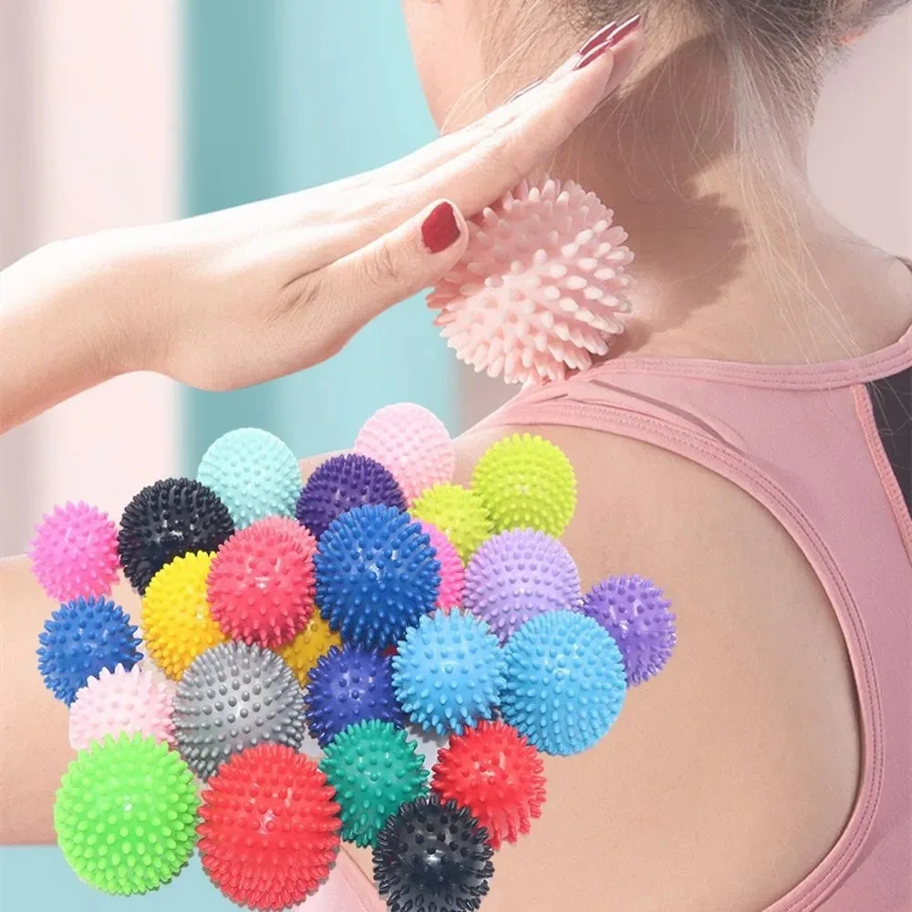 Spiky Massage Ball Exercise Exercise Hand Foot Pain Relief Plantar Relievers Muscle Soreness Relief Gift To Wife/Mom