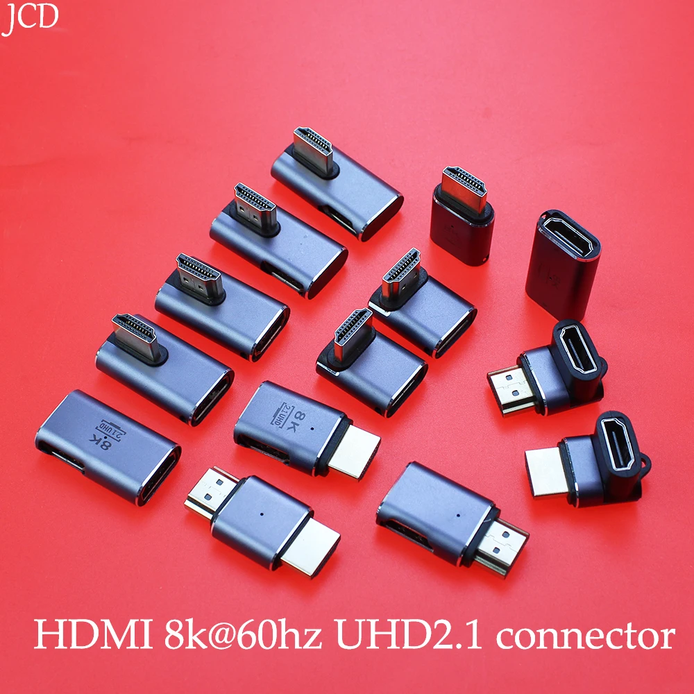 HDMI-Kompatibel DP Adapter 90 Grad Rechtwinklig MiniDP Stecker Auf Buchse Konverter 8K 60HZ Stecker Mini HDMI-kompatibel Extender