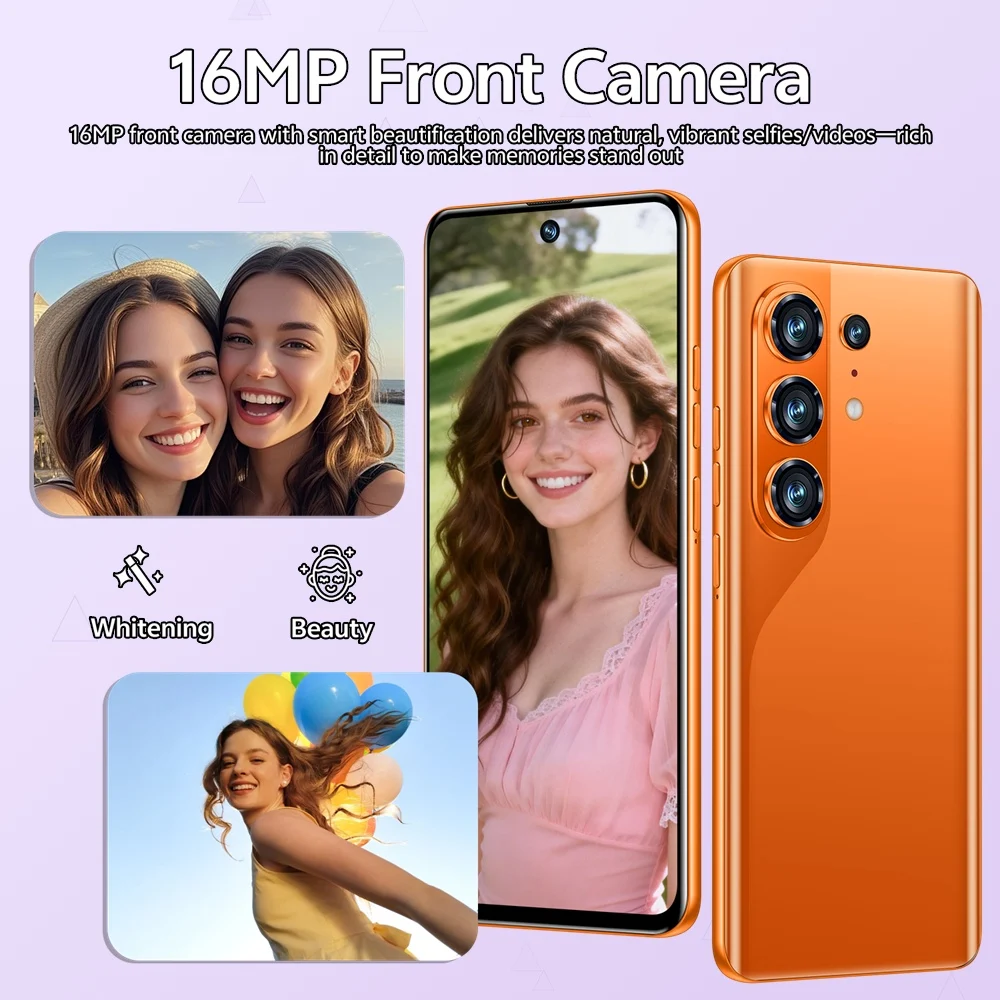 K-Touch 26 Ultra 7.3inch Mobile Phones Android 15 Cell Phone 22GB+2TB Smartphone 5G Dual SIM Card 8000mAh 16MP+48MP Camera Cellphones