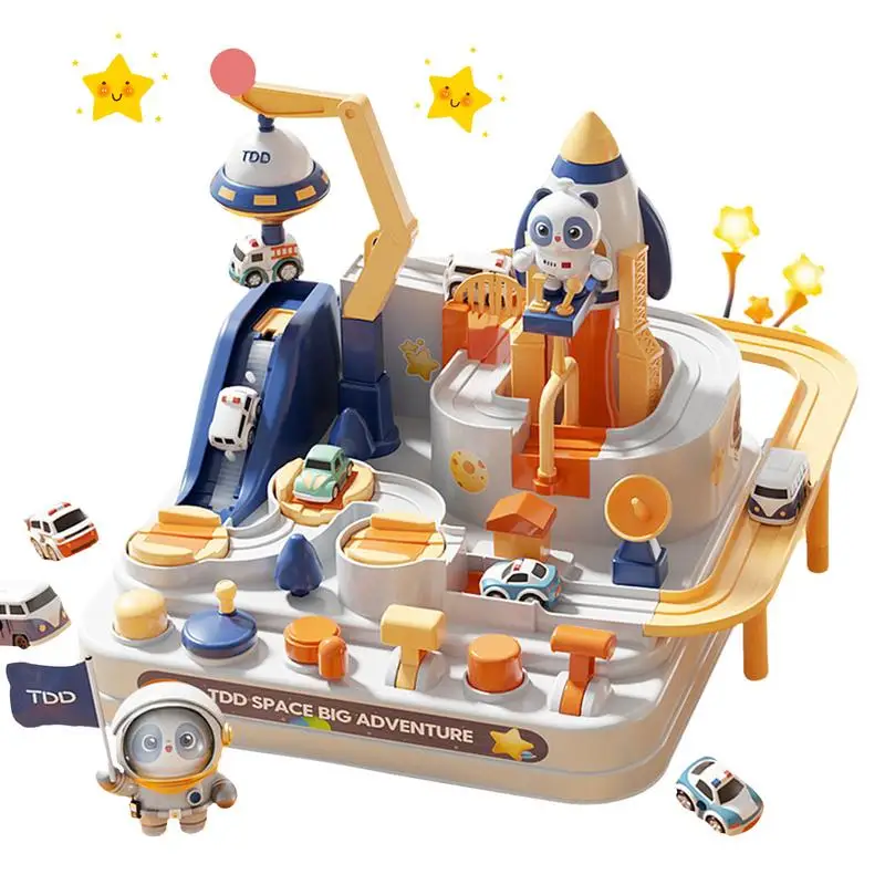 

Car Adventure Toy Track Toys For Kids Children's Puzzle Sensory Integration Training Hand-eye Coordination And Parent-child