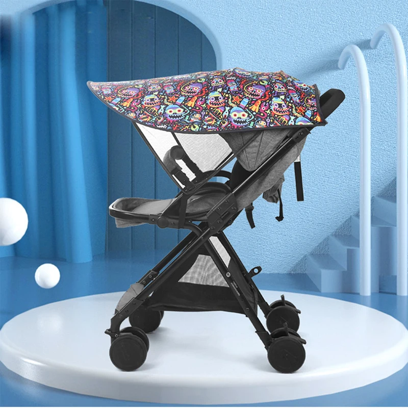 Universal Baby Stroller Sunshade Push Cart Extended Protection Hood Baby Umbrella Cart Sun Protection Accessory