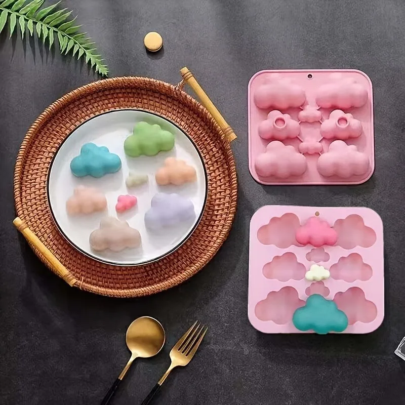 1pc Crystal Epoxy Mold, The Cloud-shaped Mold for Candles Can Be Used To Make Molds for Candles and Soap Supplies