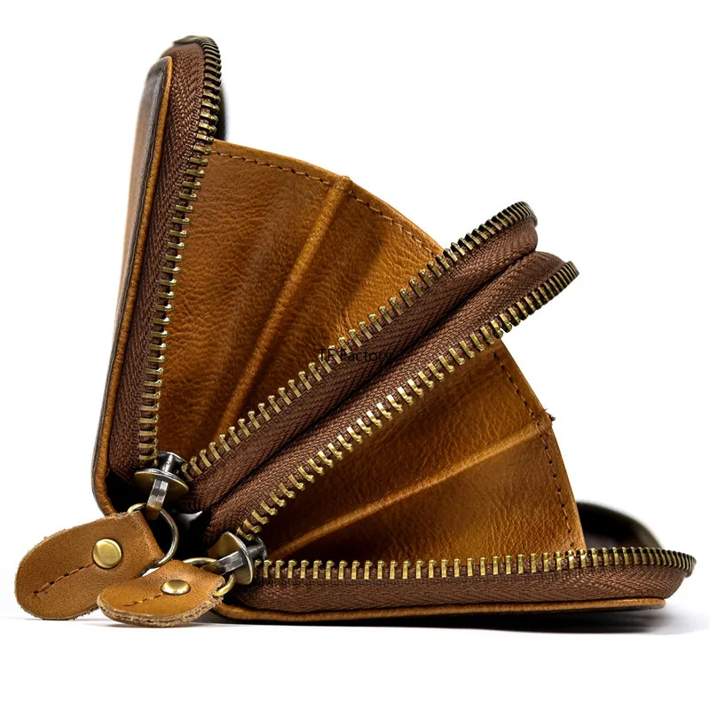 Premium Leather Long Wallet with Money Clip