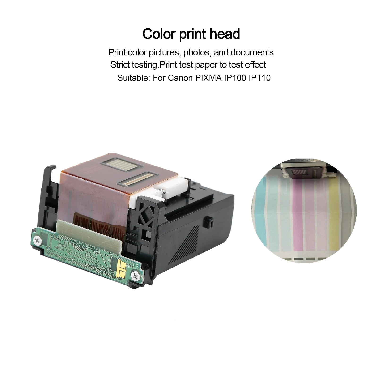Color Print Head For PIXMA IP100 IP110 Printers Scanners Accessories QY6‑0068