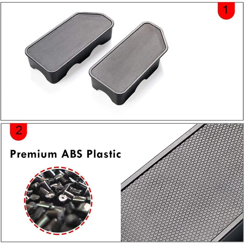 

Stake Pocket Covers, Bed Rail Stake Pocket Caps for GMC Sierra Chevrolet Silverado 2019 2020 2021 Accessories, Black