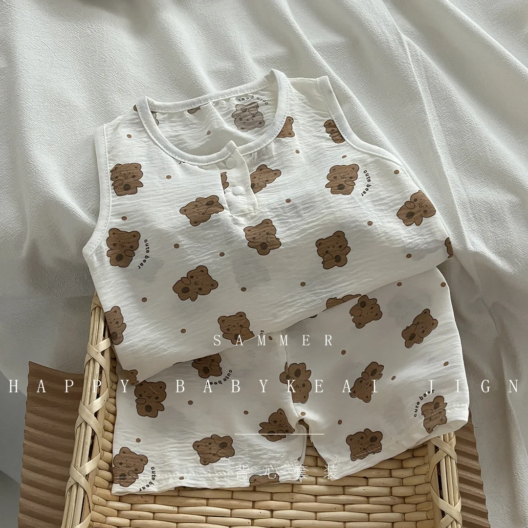 مجموعة سترة قصيرة غير رسمية للأطفال من النسخة الكو...