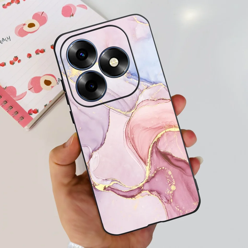Fashion Elegant Painted Soft Silicone TPU Phone Back Cover