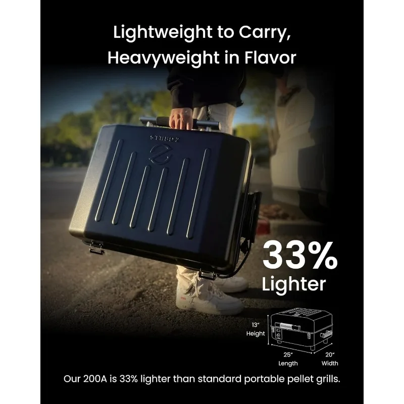 200A Portable Wood Pellet Grill & Smoker 4
