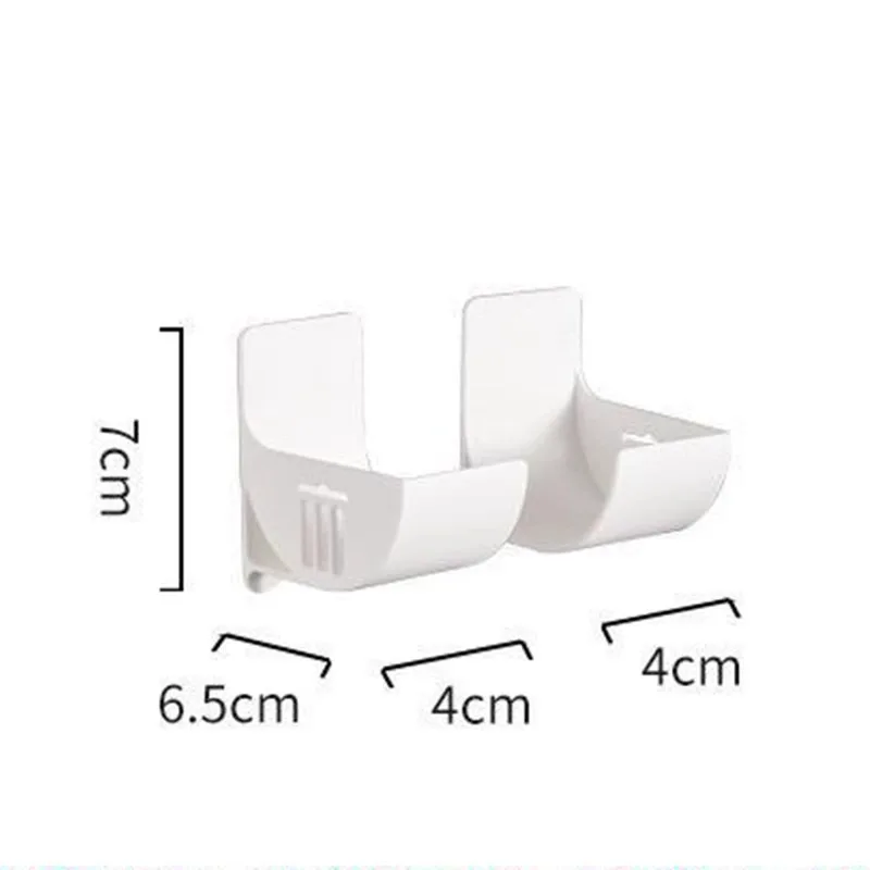 2pcs Kitchen Storage Rack Set Fresh Film Garbage Bag Organizer For Cabinets Refrigerator Sides