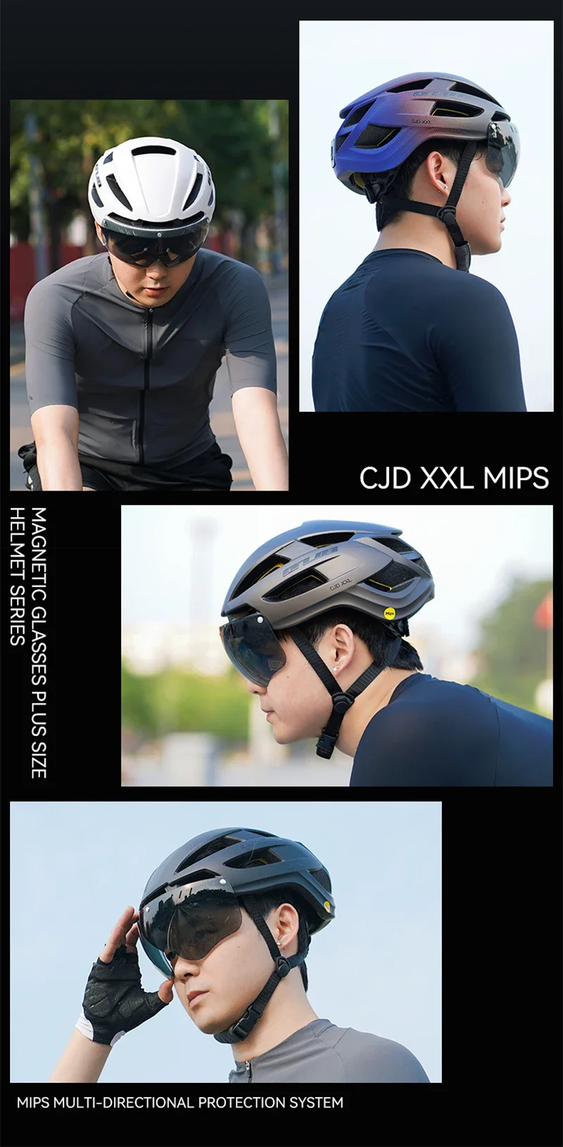 GUB 61-65 cm Rennrad-Fahrradhelm mit Rücklicht MIPS MTB-Fahrradhelm Herren Damen E-Bike Reiten Sicherheitskappe mit Rücklicht – Detail 11