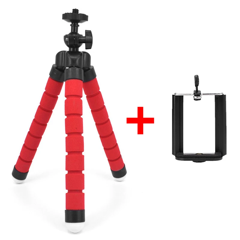 Mobile Phone Holder Flexible Octopus Tripod For Camera Selfie Stand Monopod Support Photo Remote Control Tripod for Phone iPhone charging stand for phone Holders & Stands