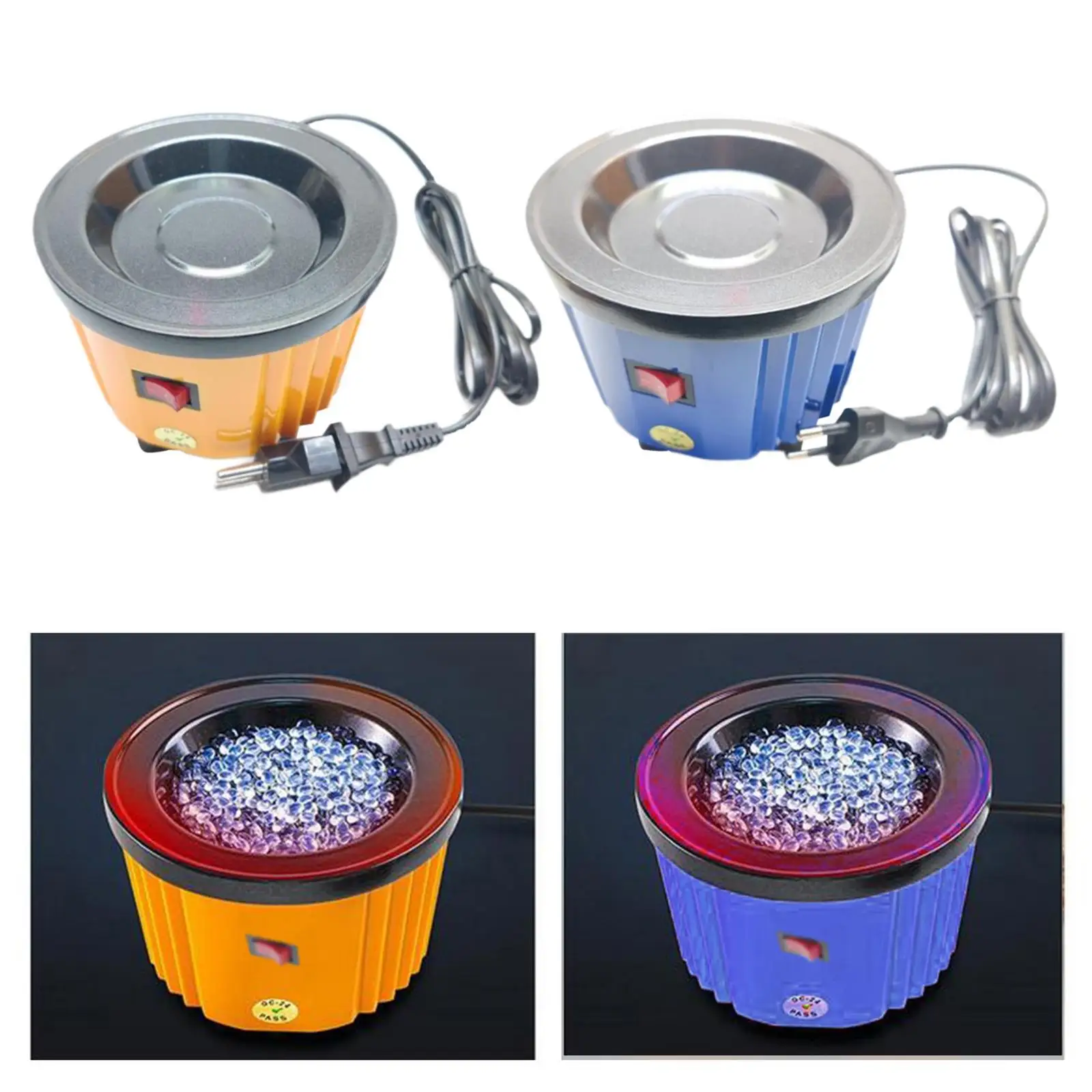 초보자를 위한 뜨거운 접착제 냄비 100W 전기 녹는 냄비 DIY 프로젝트 조리대