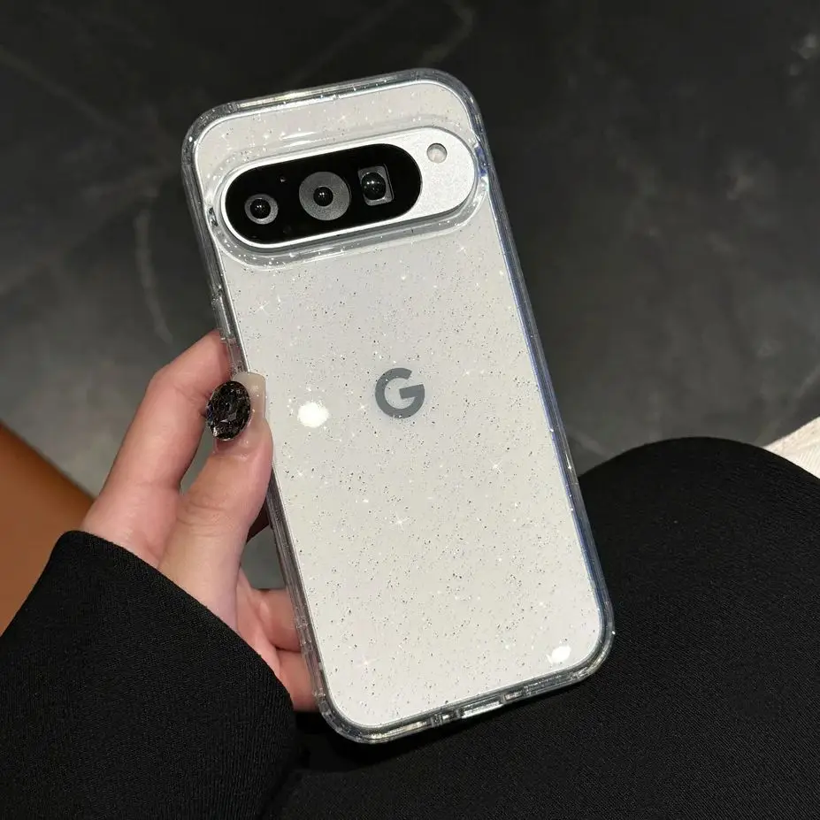 Luxury Bling Shining Glitter Clear Candy Case - Starry Sky Transparent Shockproof Cover