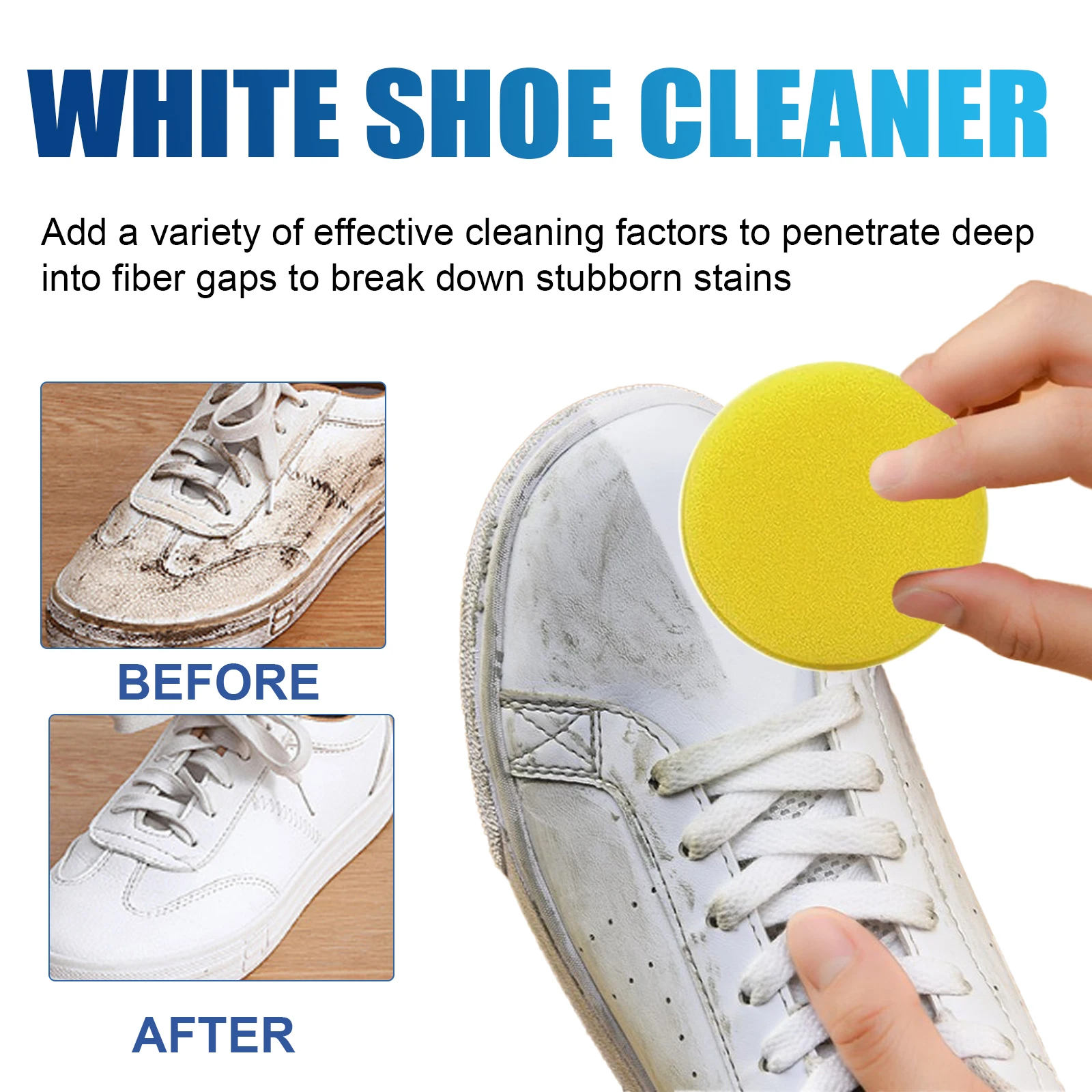 Instant Shoe Cleaner Kit for Leather Suede Nubuck Sneakers