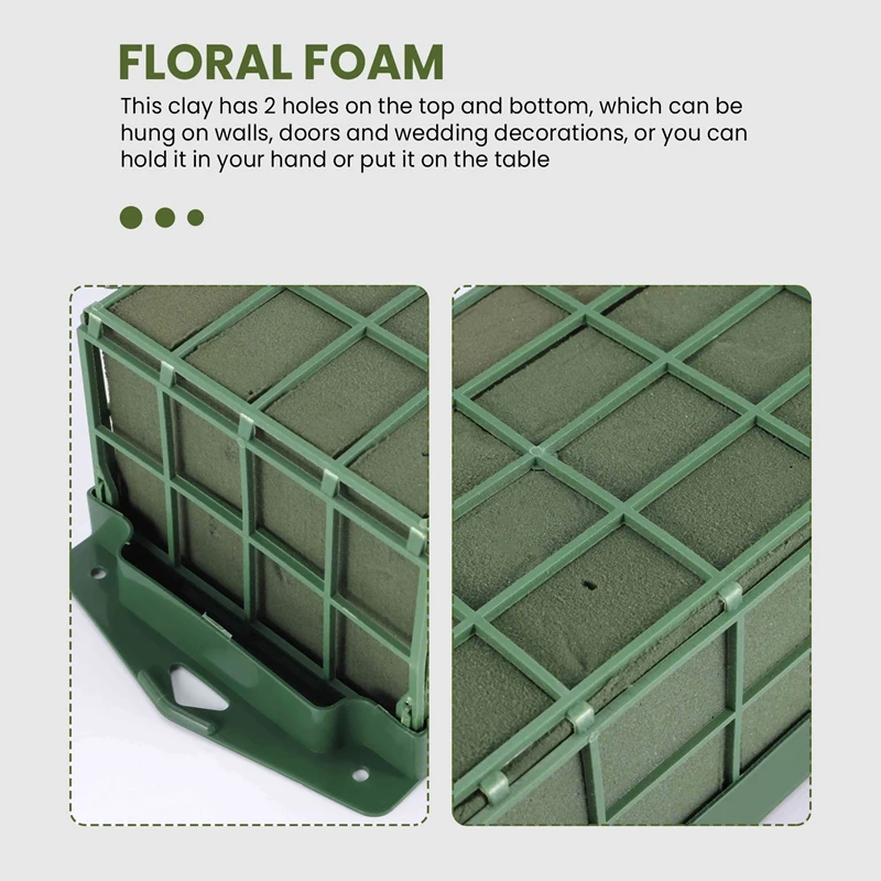 1 Pcs Floral Foam Cage Flower Holder With Floral Foam For Flowers Cage Bowl For Table Centerpiece Arrangement