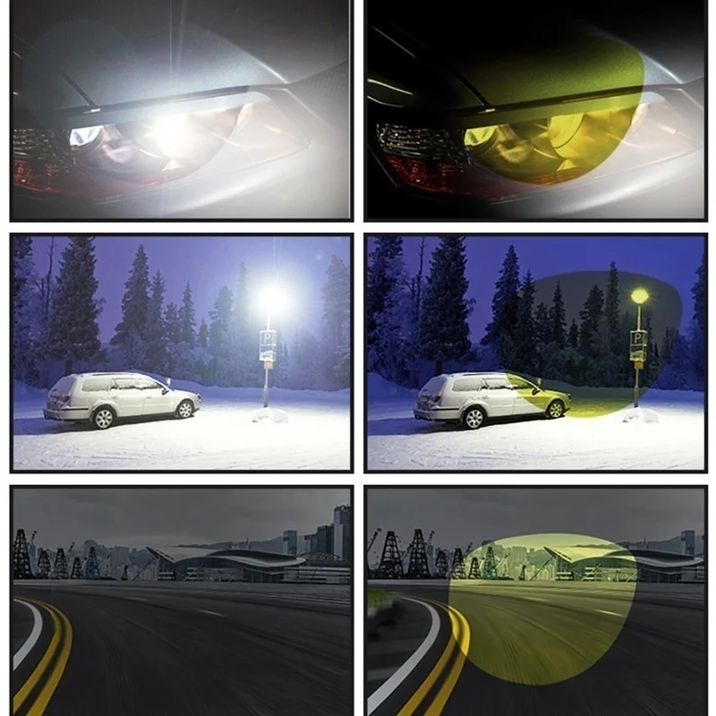 Sunglasses Men Night Vision Sunglasses for Women Anti-reflective Driving Sunglasses  UV 400 Protection_voghion.com