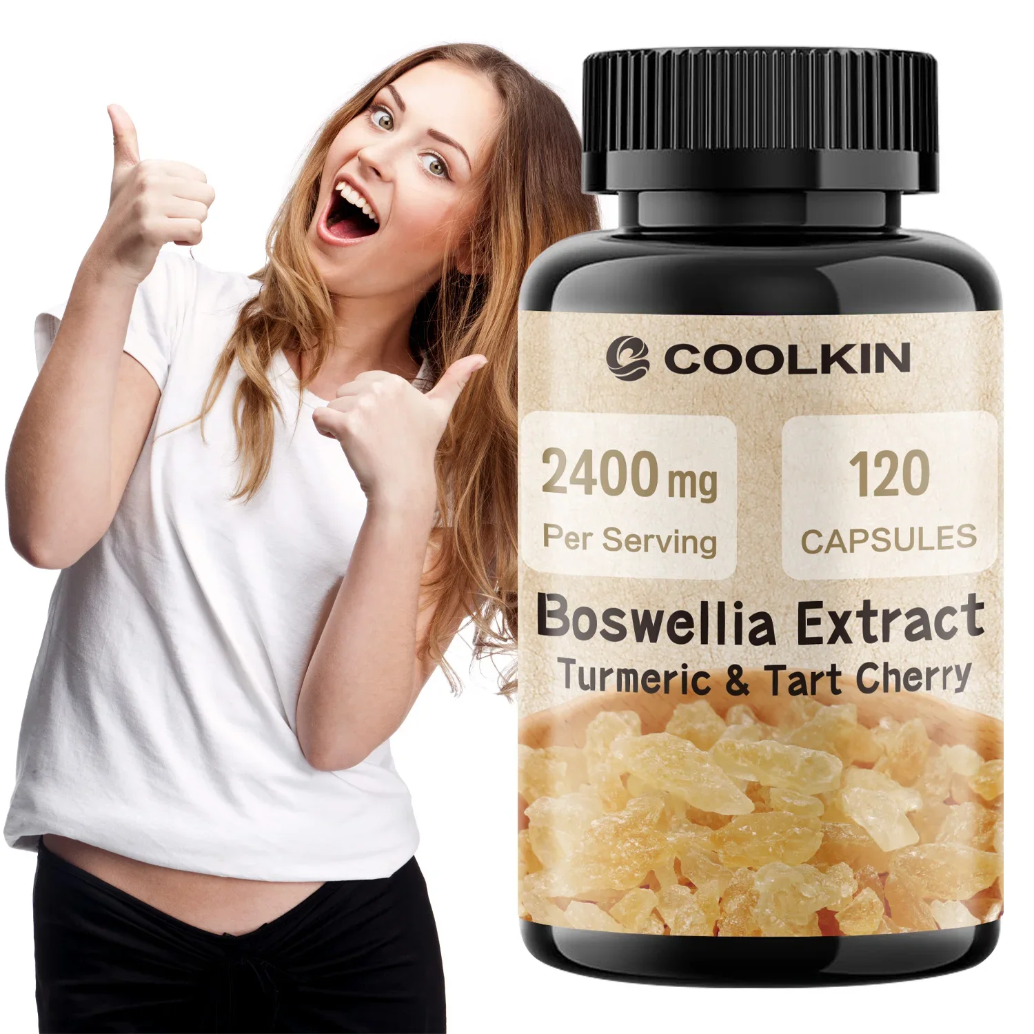 Boswellia Extract 120 Capsules Supports Joint Health Relieves Joint Pain Improve Mobility and Comfort boswellia extract capsules
