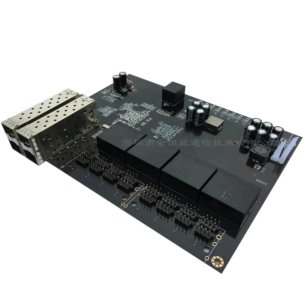 

OEM L2 L3 10G сетевой концентратор, цена, широкая температура, встроенный на борту vlan 10 100 1000 Мбит/с, промышленный сетевой коммутатор
