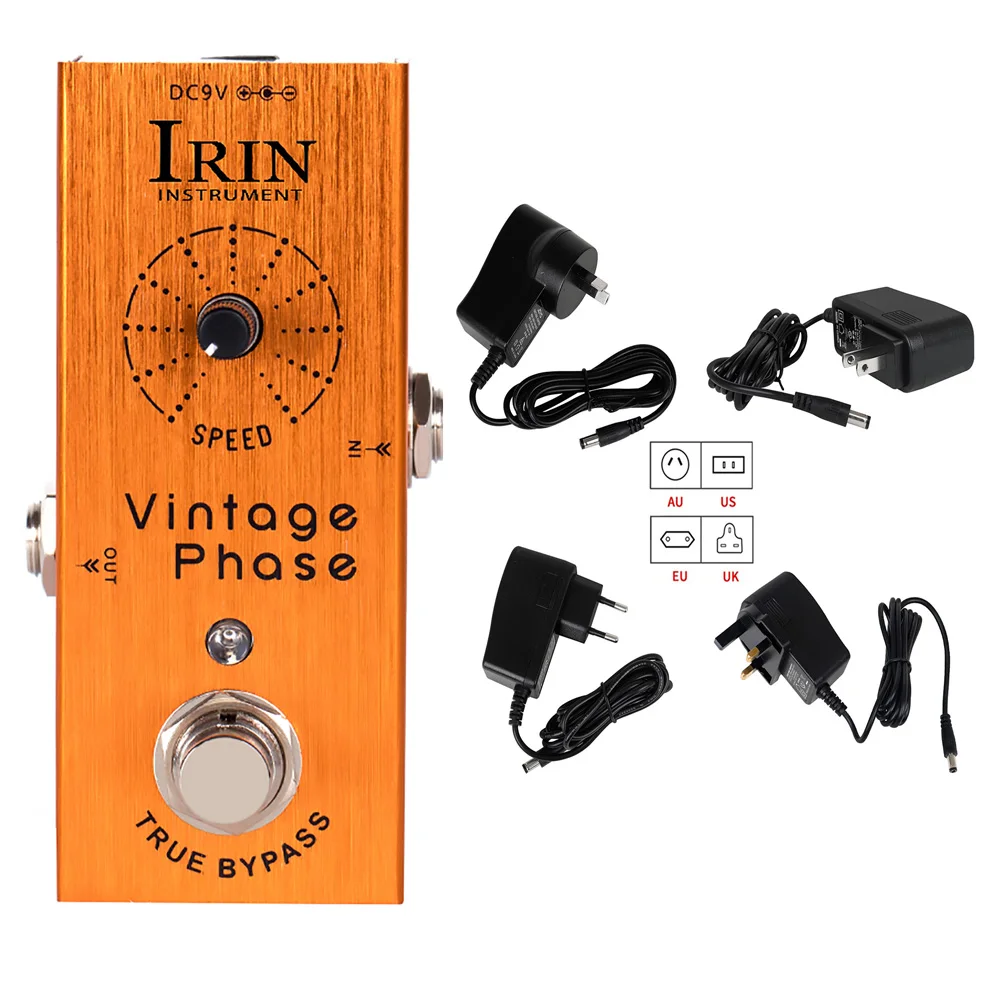 

IRIN AN-10 Guitar Effector Effect Pedal Re-Creates Classic Phaser Sounds of the 70's for Electric Guitar Effect EU/AU/US/UK