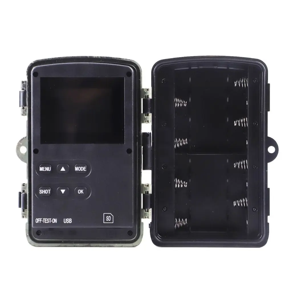 8K PR8000 와이파이 카메라 노 글로우 나이트 비전 120 ° 광각 비디오 녹화 카메라 2.0인치 LCD 화면 위장 카메라