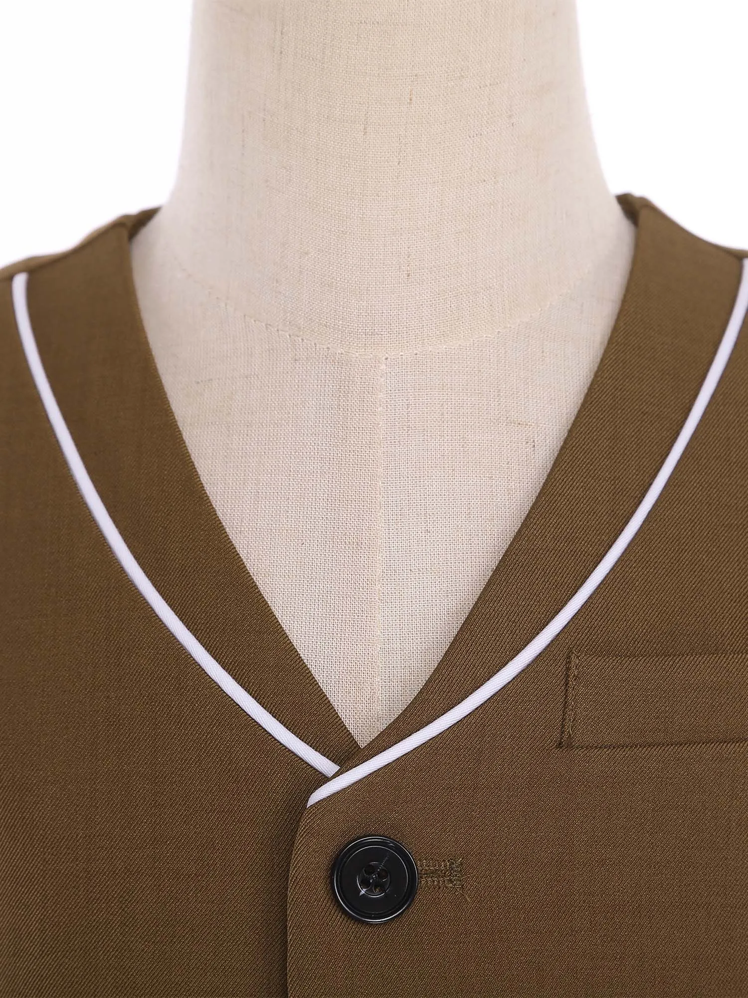 아이들 남아 정장 베스트 민소매 브이넥 포인트 헴 웨이스트코트 탑 세례식 결혼식 생일 파티 연회용