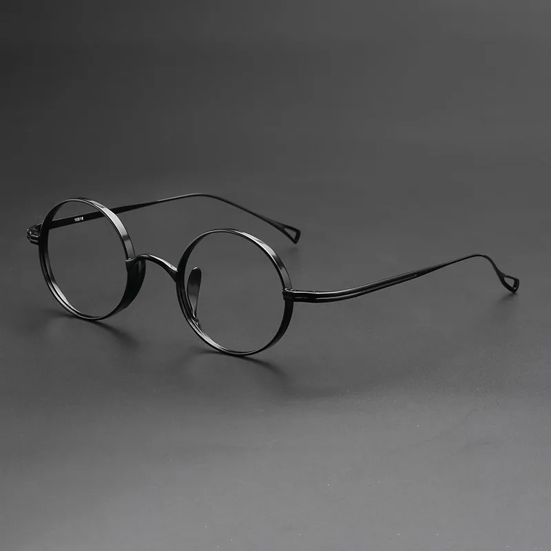 

Japan High-end Brand Designer Men Titanium Retro Round Frame Myopia Eyeglasses Women Vintage Optical Prescription Lenses Glasses