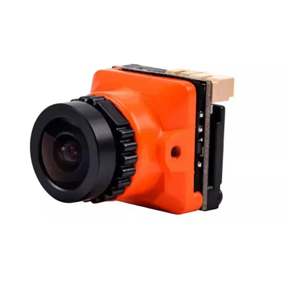 Caméra drone FPV 1500TVL CMOS 2.1mm avec micros doubles - Noir/Orange/Rouge