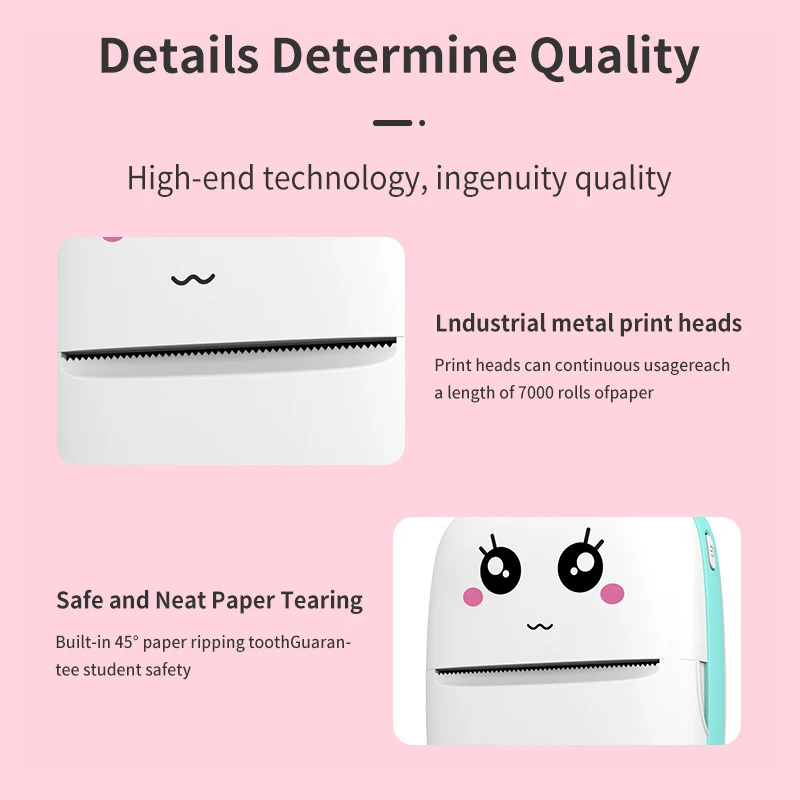 Bluetooth Printer Portable Printer For Children's Gifts