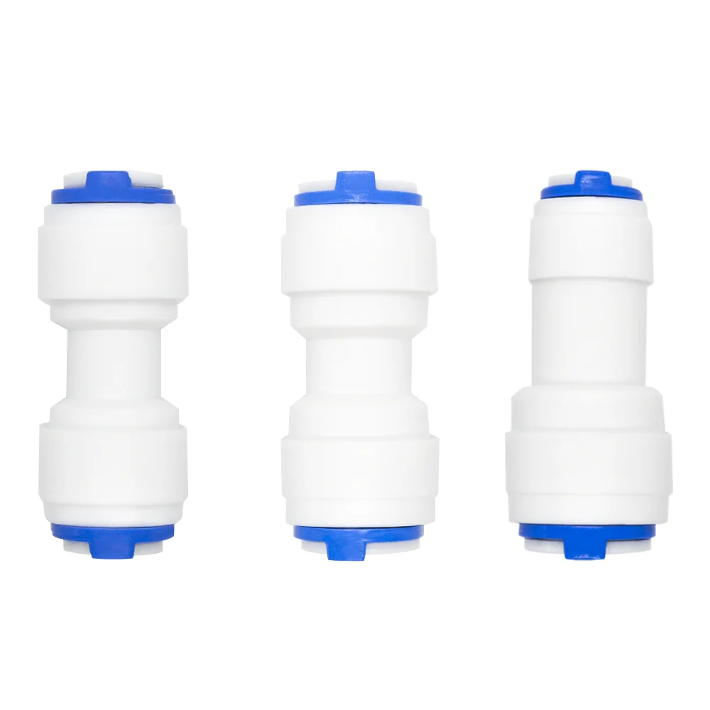 Ro Water Quick Connector Straight OD Push RO Aquarium Accessories Tube Pipe Fitting 3/8