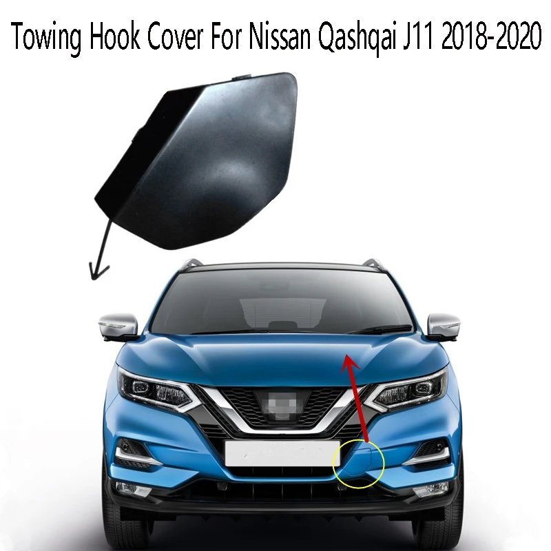 

Front Bumper Towing Hook Eye Cover for Nissan Qashqai J11 2018-2020