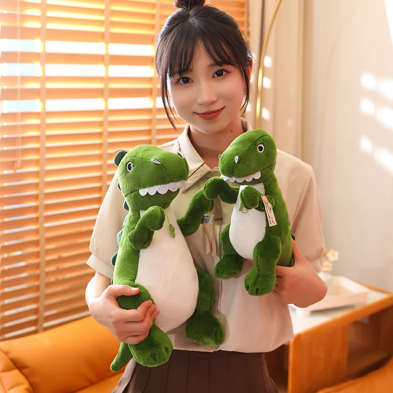 27/47Cm Simulazione Cartoon Dinosaur Peluche Cute Tyrannosaurus Plushie Dolls Mini Kawaii Soft Girls Toys For Boys Gifts
