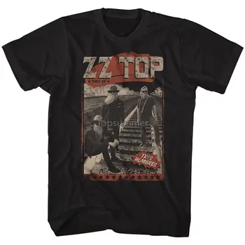 Men T Shirt Zz Top Rock Band Music Group Tres Hombres Train Tracks Fashion T-Shirt Novelty Tshirt Women