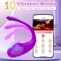 Drahtloser Bluetooth-G-Punkt, realistischer Dildo-Vibrator für Frauen, APP-Fernbedienung, vibrierendes Ei, Klitoris, weibliches vibrierendes Höschen, Sexspielzeug 4