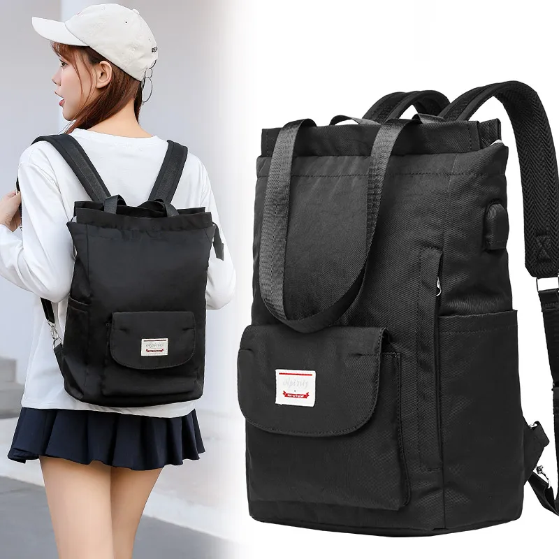 Stylish 13 14 15.6 Inch Laptop Backpack For Women USB Charge College Backpack Bag For School Lightweight Laptop Bag For Work 2