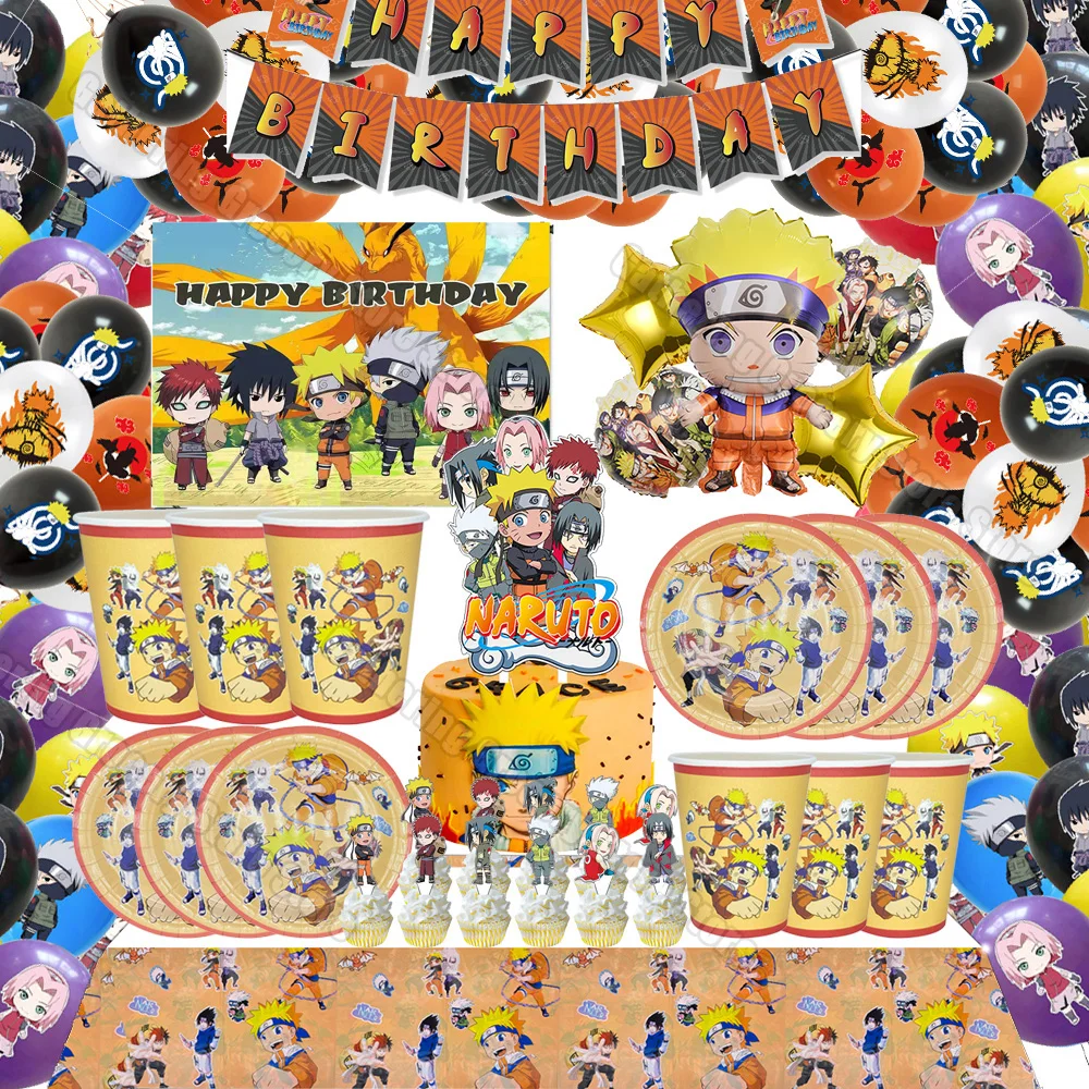 Narutoed Game Party Supplies Inflate Helium Globos DIY Party Decoration Kid Birthday Paper Tableware Family Holiday Event Gifts Narutoed Game Party Supplies Inflate Helium Globos DIY Party Decoration Kid Birthday Paper Tableware Family Holiday Event Gifts
