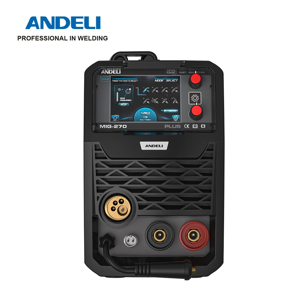 Welding welders 200A MIG Welder MIG/TIG/MMA/Aluminum Welding Gas/Gasless Semi-automatic Welding Machine 5 in 1 Multiprocess Welders