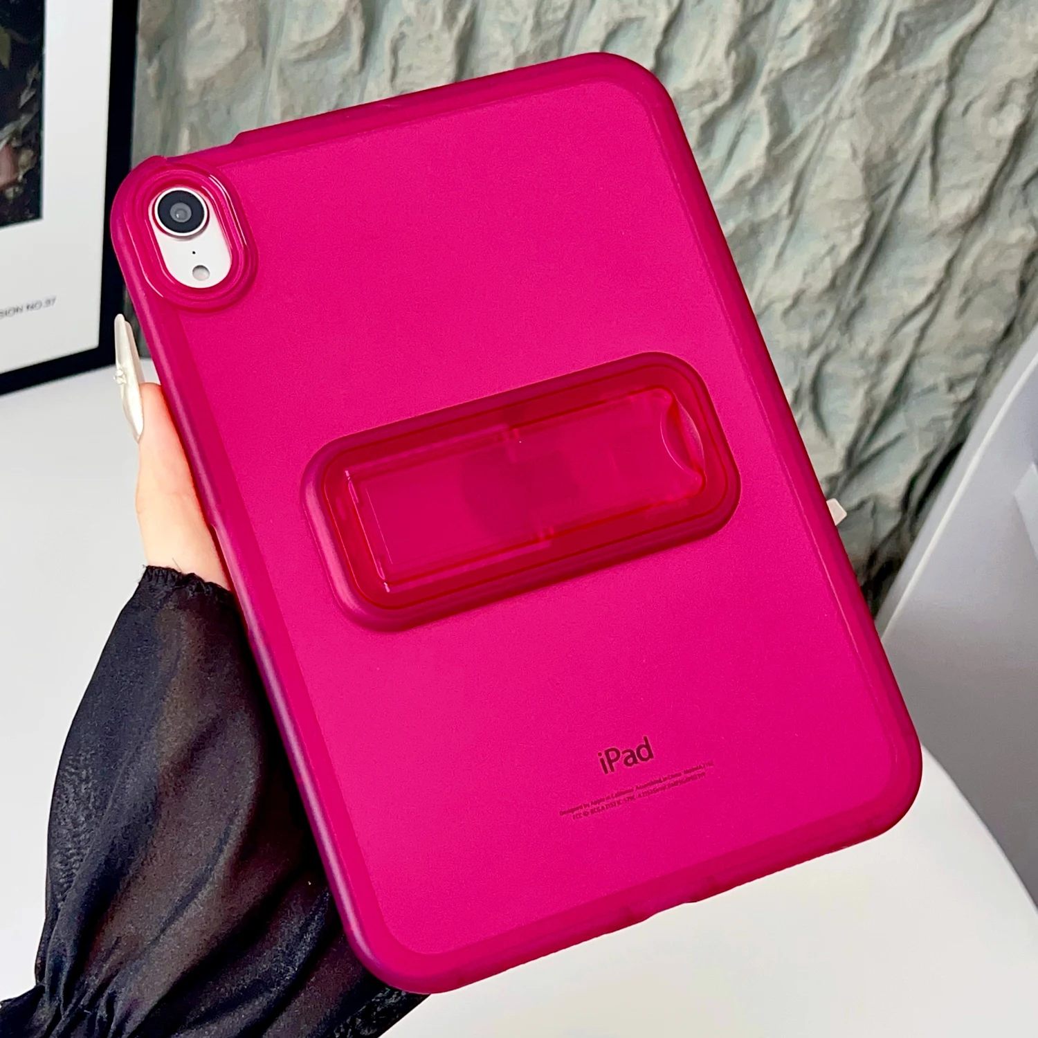 Premium Clear Cover Stand Case