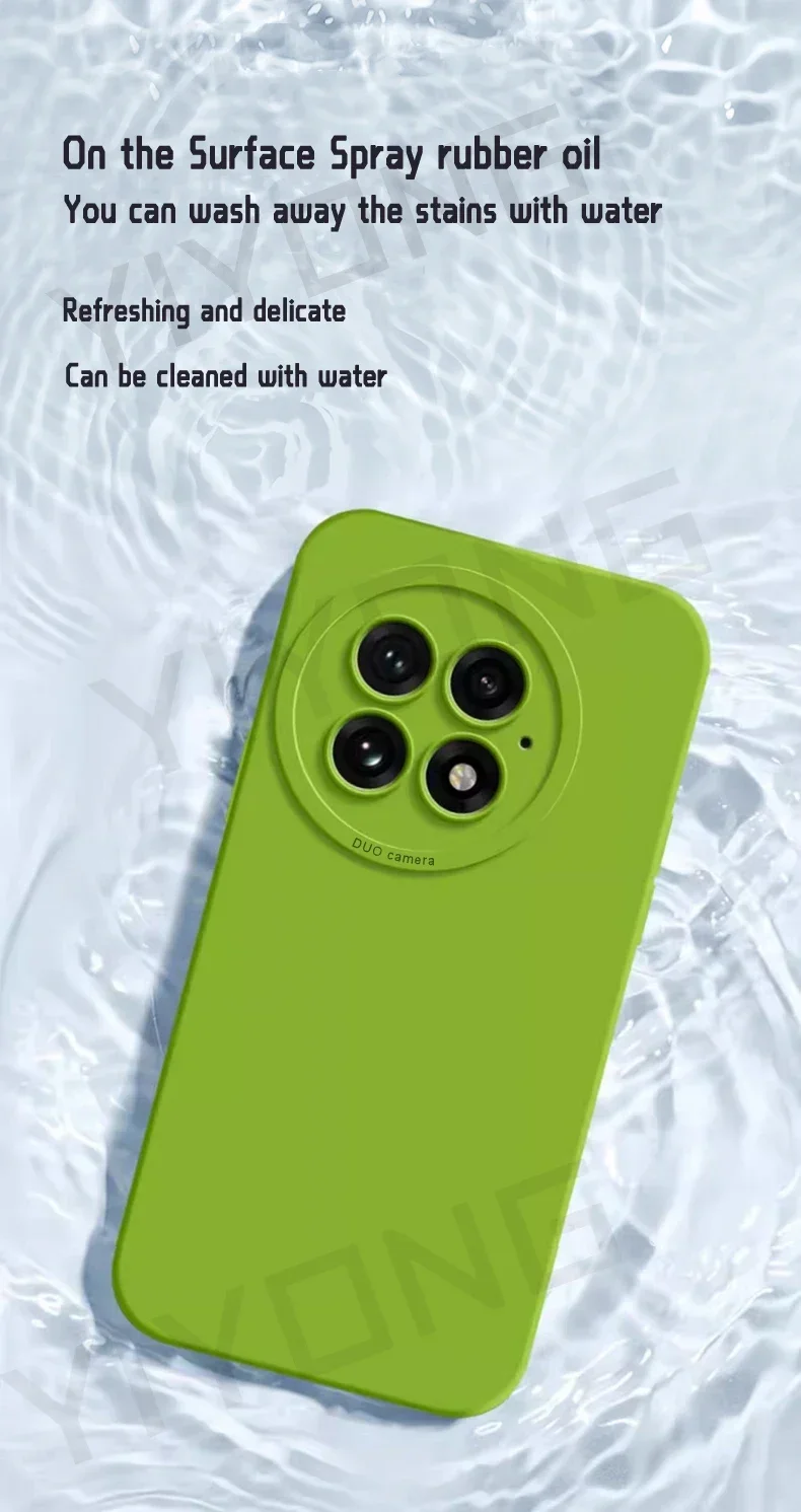 Für OnePlus 13 Hülle YIYONG Original Flüssigsilikon Soft Cover für OnePlus 13 13R 12 12R 11 11R 15 15R OnePlus13 5G Handyhüllen – Detail 11