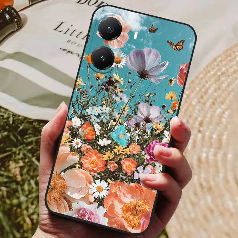 Luxury Painted Silicone Back Cover - Protective Shell Case