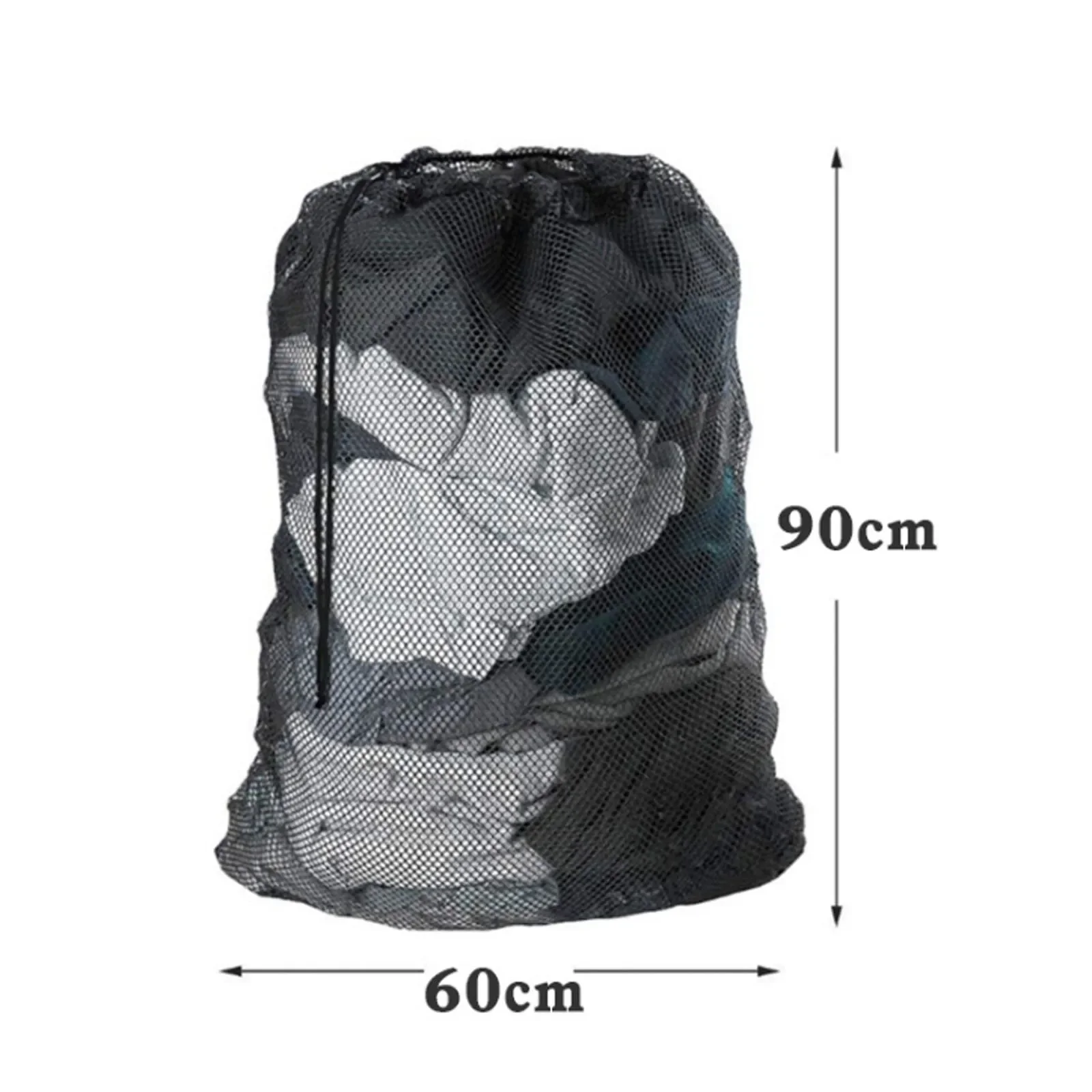 Durable Nylon Mesh Drawstring Bag Large Laundry Mesh Bag Drawstring Anti-snagging Anti-deformation Clothes Washing laundry bag clothes washing bag